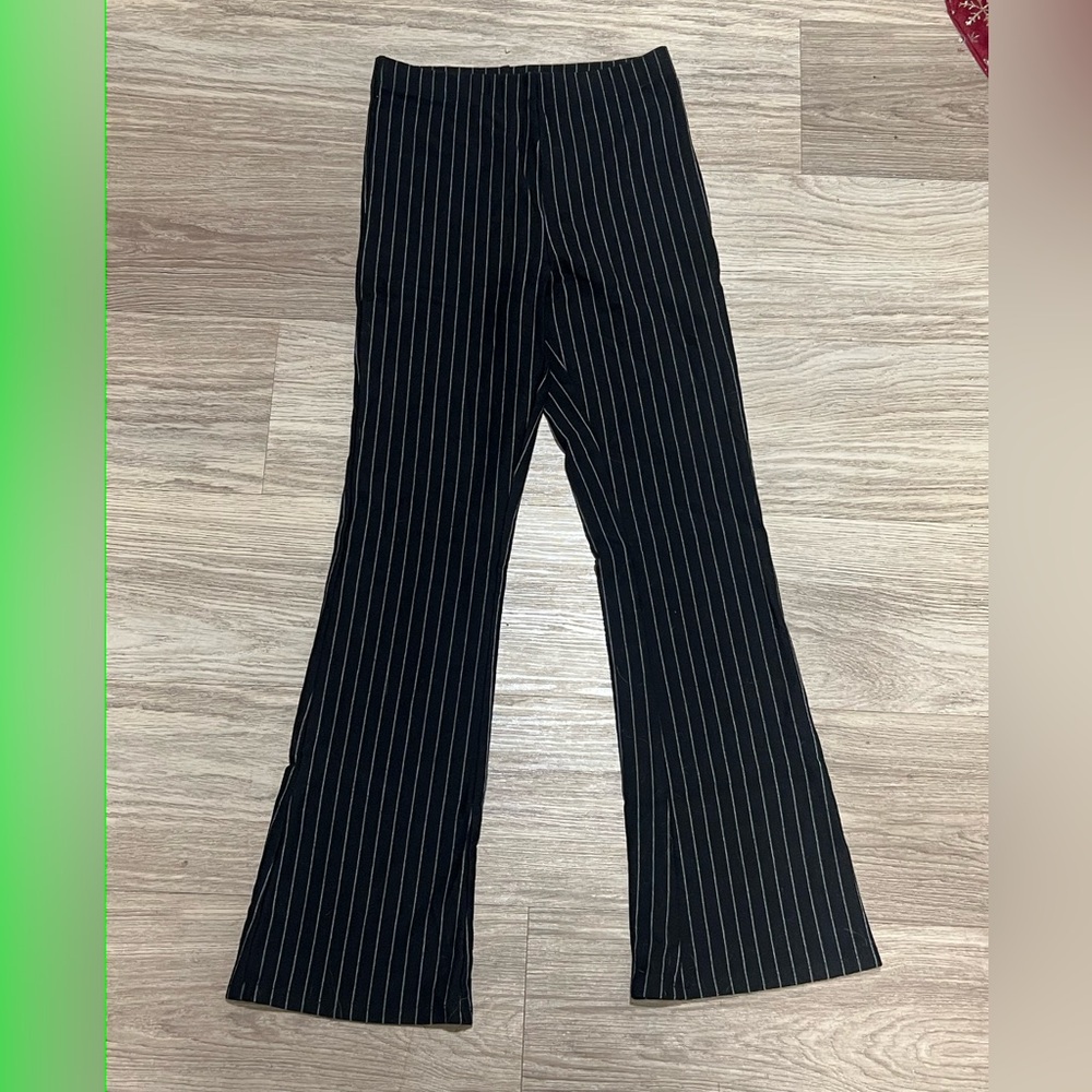 Forever 21 Black and White Striped Pants
